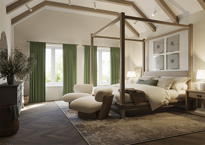 Wexley, Highland Green - Made to Measure Curtains - Image 7